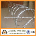 Low carbon high tensile wire hot dipped galvanized razor barbed wire